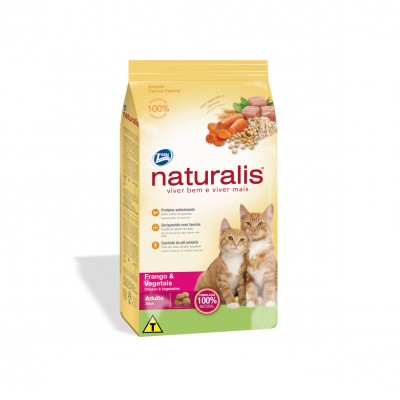 Comida Para Gato Naturalis Adulto Pollo Y Vegetales